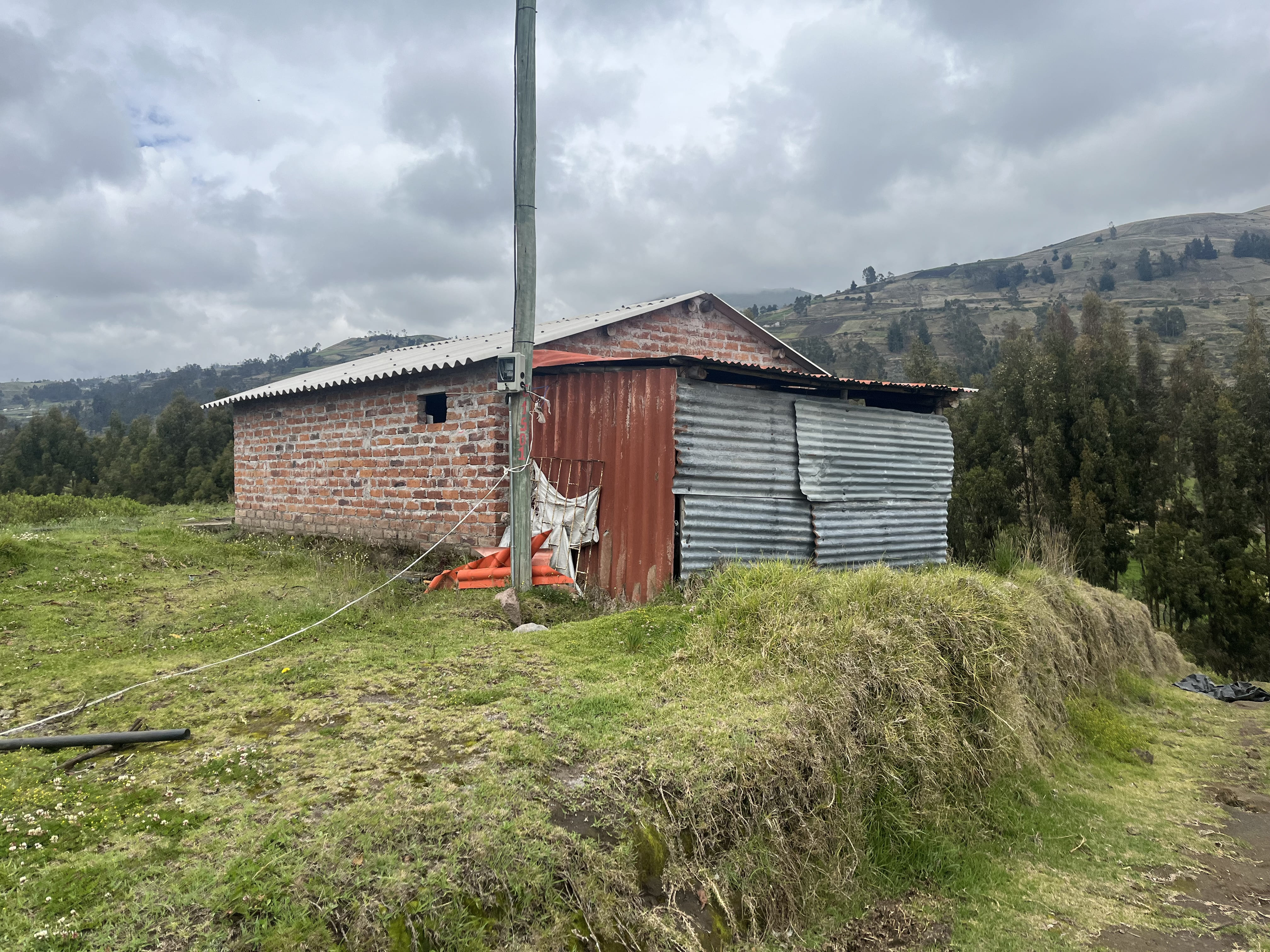 Foto del inmueble en San Francisco de Chamboloma, de la Parroquia Calpi del Cantón Riobamba, Provincia de Chimborazo